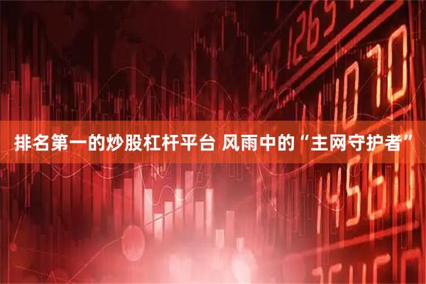排名第一的炒股杠杆平台 风雨中的“主网守护者”